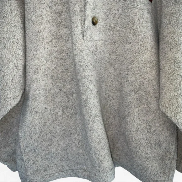 Sportsmaster Club Collection Apple logo Sherpa Pullover | Size L | Made in USA - Picture 7 of 8